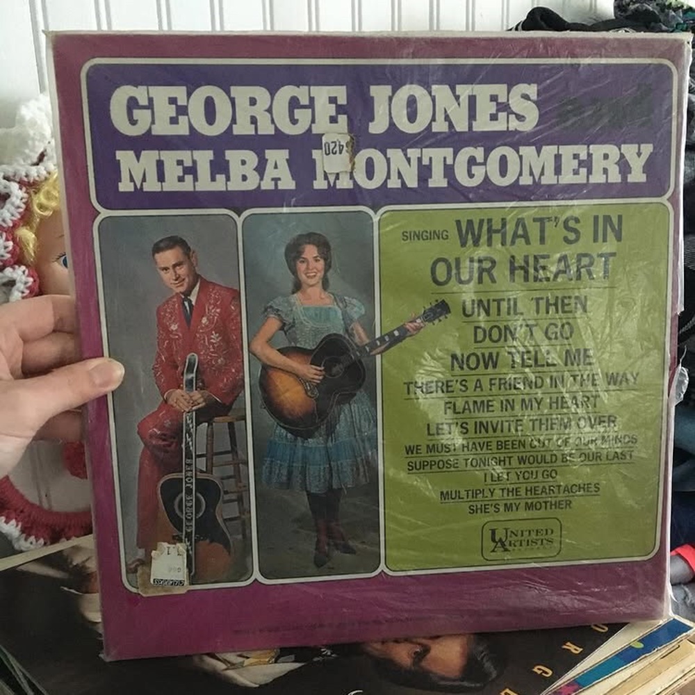 1963 George J O N E S and Melba M O N T G O M E R Y vinyl record